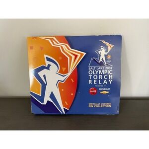 2002 Winter Olympics Torch Relay Pin Collection - 14 Pins and Bonus Post Cards
